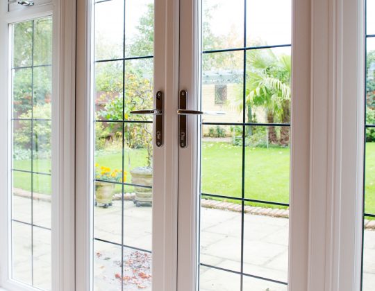 white patio doors